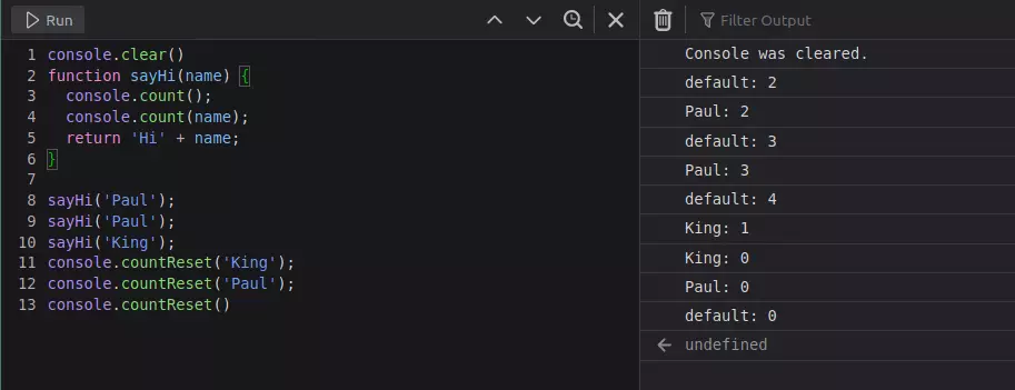 JavaScript-Console-Count-no-of-times-a-method-is-called